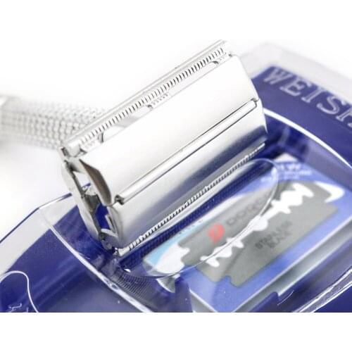 Shaving Razor Double Edge Butterfly Safety Razor 2003-M with Travel Box Lightweight WEISHI 10 PCS/LOT NEW