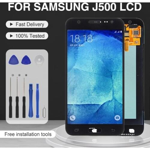 Promotion Dinamico J5 2015 Display For Samsung Galaxy J500 Lcd Display Touch Screen Digitizer Assembly J5 J500F J500M LCD+Tools