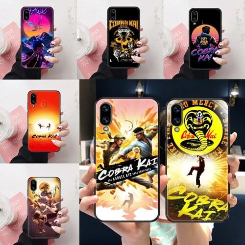 Cobra Kai snake TV Phone Case For Huawei Honor 6A 7A 7C 8A 8X 8 9 9X 10 10i 20 Lite Pro black silicone prime fashion bumper