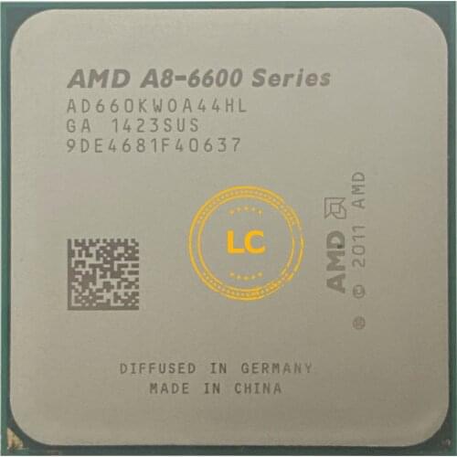 AMD A8-Series A8 6600K A8 6600 3.9GHz Quad-Core CPU Processor AD660KWOA44HL Socket FM2