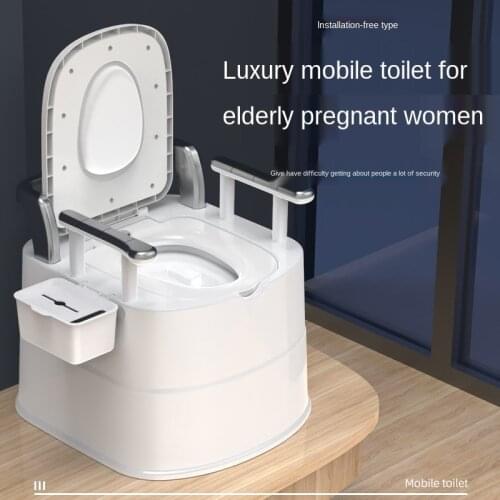Home Toilet for The Elderly Portable Toilet for Pregnant Women and The Elderly Portable Squatting Stool Toilet Chair