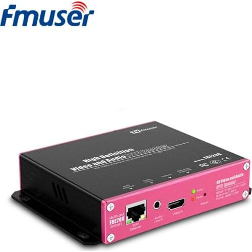 Fmuser FBE200 H.264/H.265 High Definition HD IPTV Internet Broadcast encoder (for Germany)