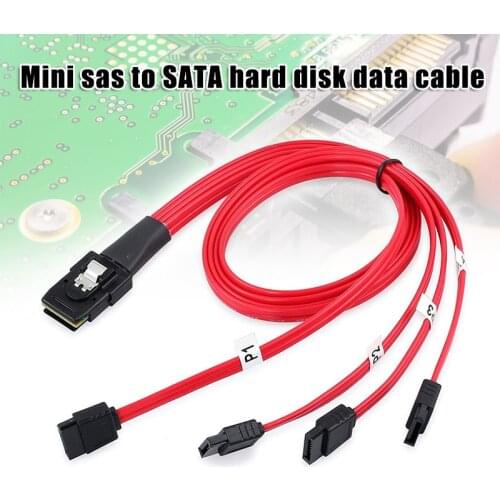 Mini SAS Server Cable SFF8087 To 4SATA Cable 36P Hard Drive Data Cord PUO88