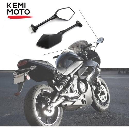 KEMIMOTO Motorcycle Mirror rearview side mirrors For Kawasaki Ninja 650R 2009 - 2011 2012-2015 ER6F 400R Z1000SX ER-6F rear view