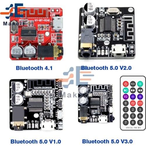 Bluetooth 4.1 5.0 VHM-314 Bluetooth Audio Receiver Board mp3 Lossless Decoder Board Stereo Music Module for Car Speaker