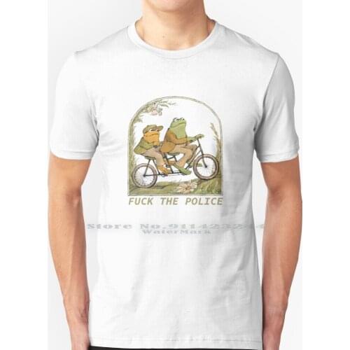 The Police Frog And Toad T Shirt 100% Pure Cotton Bunny Bunnies Rabbits Cottagecore Cottage Core Cute Adorable Childhood Kids