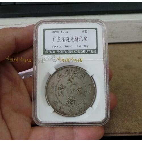 10 PCS/Lot PROFESSIONAL COIN DISPLAY SLAB Coin Holder Collecting Storage Box With label Identification box 27mm 38.5mm 40mm