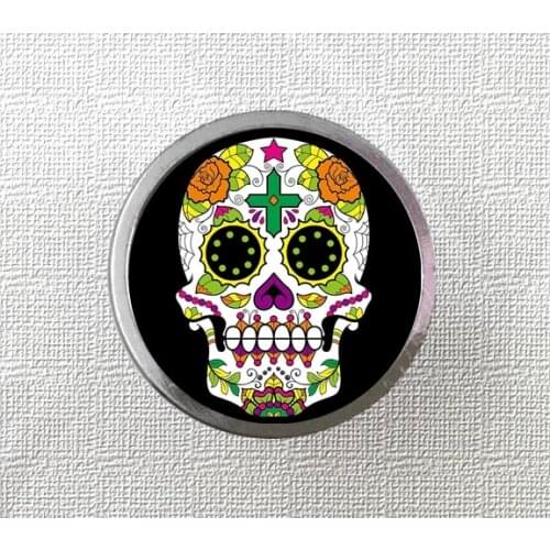 Skull Head - Drawer Knobs Pulls Handles DIY Art Kitchen Cabinet Handle / Bronze/Silver/Copper Dresser Knobs furniture hardware