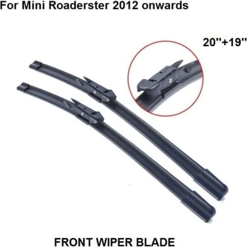 Wiper Blade For Mini Roaderster 2012 onwards 20''+19'' Car Accessories For Auto Cars Rubber Windscreen Windshield Blade