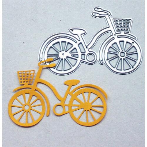 PANFELOU Metal craft Mountain bike paper die cutting dies for Scrapbooking/DIY wedding Valentines day cards