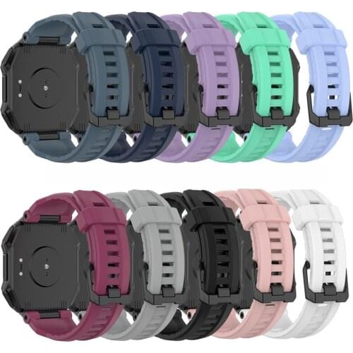 Silicone Watch Band Strap With Tool Knife for Huami Amazfit Ares A1908 Smartwatch Replacement Wristband Bracelet Watchband