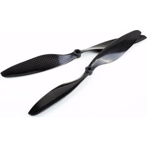 1 Pair 1045 Propellers F450 F550 Carbon Fiber Propeller 10*4.5 10 inch CW CCW Props for F450 550 RC QuadCoptor Multi-Copter