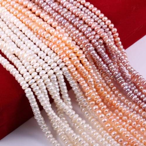 100% Natural Freshwater Pearl Beads 5-8mm Pearl Hole Beads For Fashion Jewelry Making DIY Necklace Bracelet Accessories