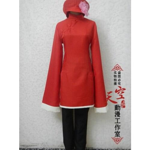 2016 Axis Powers Hetalia China cheongsam Costume Custom Made