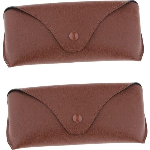 2x Women Men Soft Eyeglasses Box Sunglasses Eyewear Protector