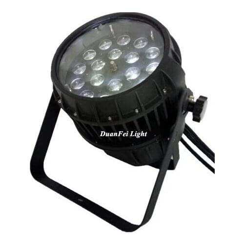 6 pieces ip65 Zoom angle 10 to 60 degree led par stage led wash light led par rgbw 4in1 18x10w dj par zoom