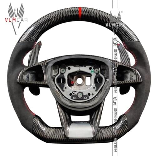 Private custom carbon fiber steering wheel for C-class W205 / CLA W117/GLA /CLA