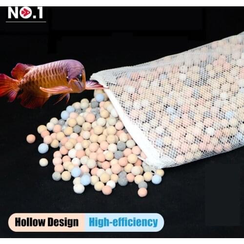 Fish Tank Bio Filter Meterial Water Purifier Bio Ball Aquarium Decorations 100g 250g 500g