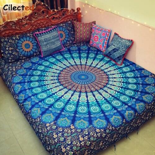 Bohemia Mandala Tapestry Blanket Printed Wall Hanging Tapestries India Biki Home Decor Bedsheet Sofa Cover Blanket148x200cm