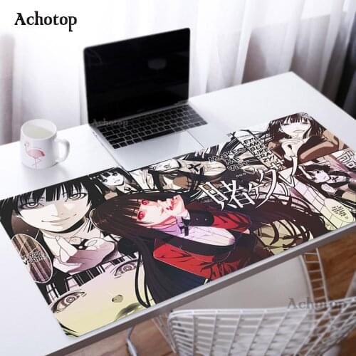 Kakegurui Yumeko Jabami Large Anime Mousepad Gamer XL Gaming Mouse Pad Rubber Locking Edge Big Fashion Laptop Notebook Desk Mat