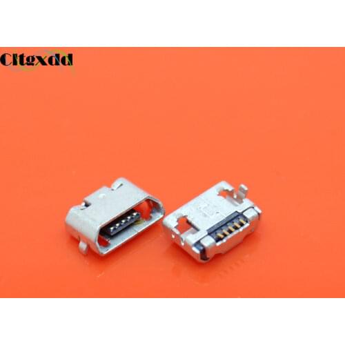 Cltgxdd micro usb jack socket For Meizu MX4 Mini charging port connector Bevel mouth