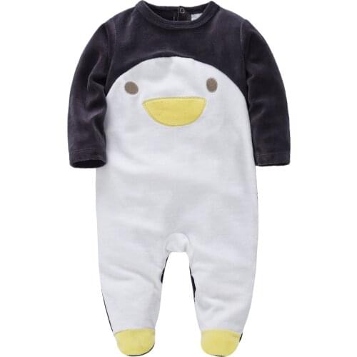 Unisex Newborn Baby Rompers Spring Autumn Pjiamas Infant Onesies Velvet Warm Jumpsuit Baby Boys Overalls Toddler Girls Clothing