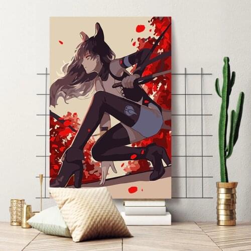 Paint by number art painting by numbers anime Jin Kesi death god living room corridor decorative painting