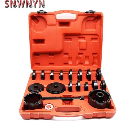 23Pcs FWD Front Wheel Drive Bearing Press Kit Removal Adapter Puller Pulley Tool car Disassembly tools
