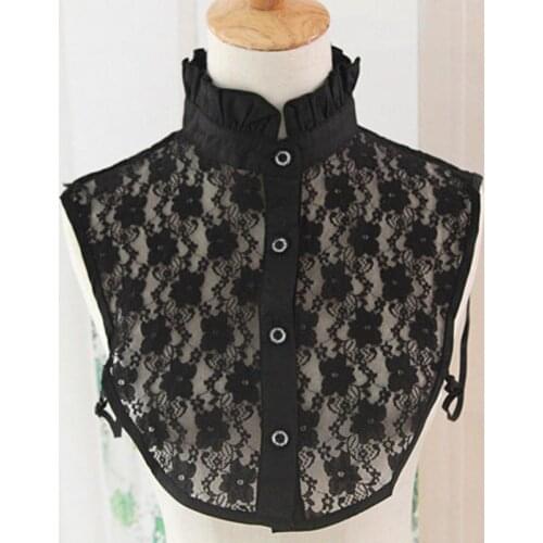 New lace collar lady collars collared shirt blouse
