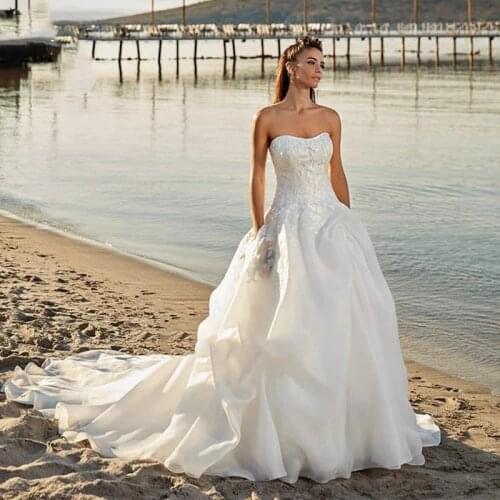 OloMM Sleeveless Wedding Dresses