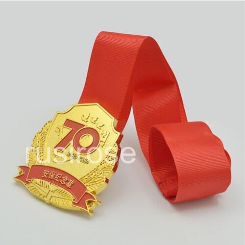 Enterprise 70 Anniversary Celebration Medal of Honor Custom, soft enamel lacquer Metal Commemorative Medals custom-made ribbon