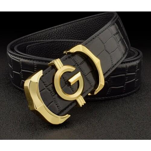 High quality designer belts men fashion T letter luxury famous brand genuine leather belt jeans formal Cowskin black Waist Strap