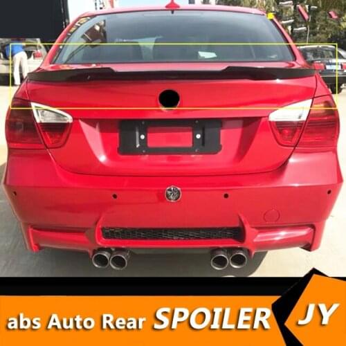 For BMW E90 Spoiler 2005-2010 BMW M3 320i 323i 325i 328i M4K Spoiler High Quality ABS Car Rear Wing Spoiler