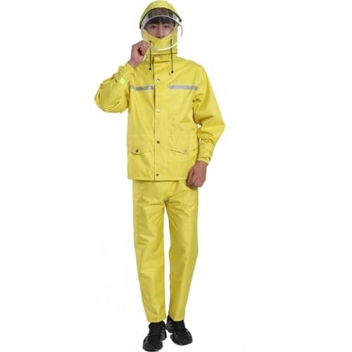 Skynet High Quality Multifunctional Raincoat Suit for Man Waterproof Windproof for Motorcycle Outdoor Activity Rainwear