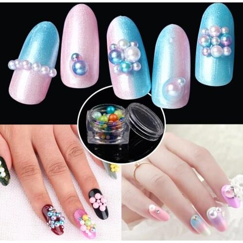 YZWLE Pearls For Nail Design