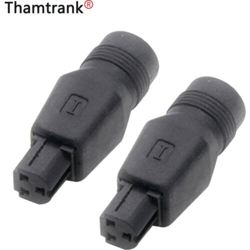 10pcs DC 6014 Power Plug Portable Laptop Travel Charger Adapter DC 5.5x2.1mm Female Jack to 6.0*1.4mm DC Power Plug Converter