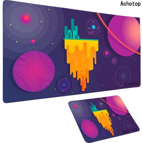 800x300 Space Cool Computer Gaming Mouse Pad XL Large Mousepad Locking Edge Laptop Notebook Keyboard Mat for Boyfriend Gifts USB