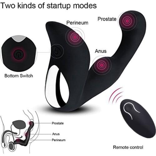 USB Charging For Men Anal Vibrator Sex Toys For Men/Women Anal Plugs Dildo Vagina Pussy Remote Control Prostate Massager Adult