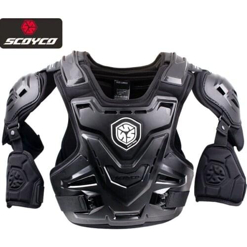 SCOYCO Motorcycle armor AM07 Motorbike armors Chest Back support Riding protective device made of PP size M L XL