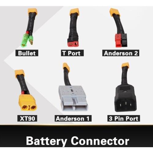 Battery XT6o Dullet T Port Anderson 2 XT90 Anderson 1 Pin Port connector battery adaptor