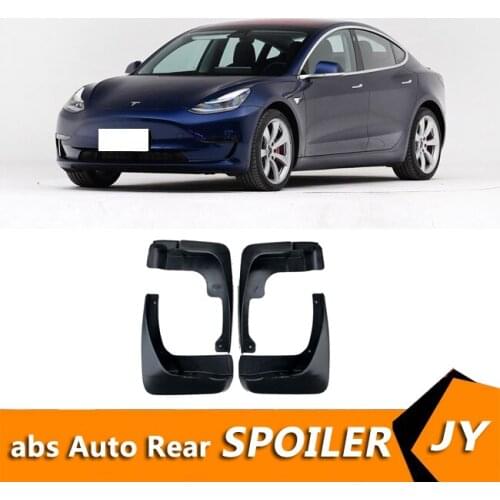 For Tesla model 3 Mudflaps Splash Guards Front With the color and rear Mud Flap Mudguards Fender Modified special