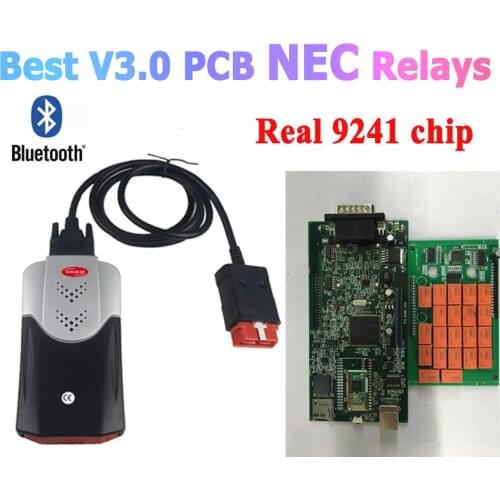 With 21 Relays V3 V3.0 PCB obd2 scan for delphis vd ds150e cdp car truck diagnostic tool bluetooth usb 2017.R3 keygen software