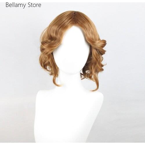 Identity V COS Red Lady Blood Feast back to the drawing custom-made false hair Cosplay hairwear Wig+Wig Cap