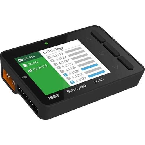 ISDT BattGo BG-8S Smart Battery Checker Balancer Receiver Signal Tester Quick Charge Function