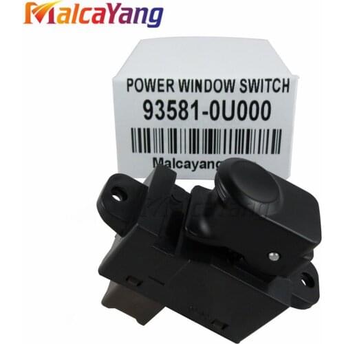 Window Lifter Raiser Switch Button 93581-0U000 For Hyundai Verna