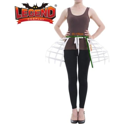 Double pannier Crinoline cage hoop bustle cage skirt