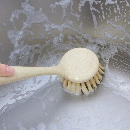Kitchen Long Handle Cleaning Brush Pan Pot Bowl Tableware Dish Washing Brush Home Kitchen Cleaning Tool