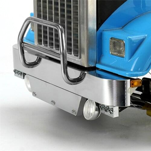 LESU Model Metal Front Bumper Light 1:14 RC DIY TAMIYA King Hauler Tractor Truck RC Car Parts Accessories