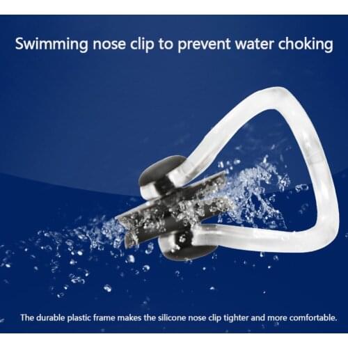 Summer Swimming Earplugs Nasal Clip Set Portable Pool Water Sports Accessories Reduce Noise Gear