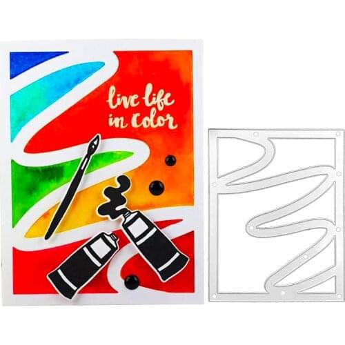 Julyarts 1PCS/SET Metal Cutting Dies Album Scrapbook Craft Paper Embossing Tool Decorations Frame Die Cuts Stencils